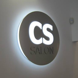 CS illuminated office sign